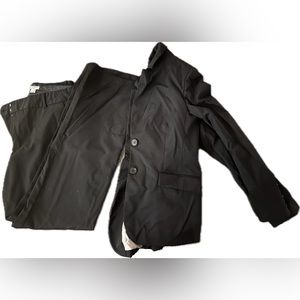 J. Crew Women’s Black Suit with Wide Leg Pants Size 8